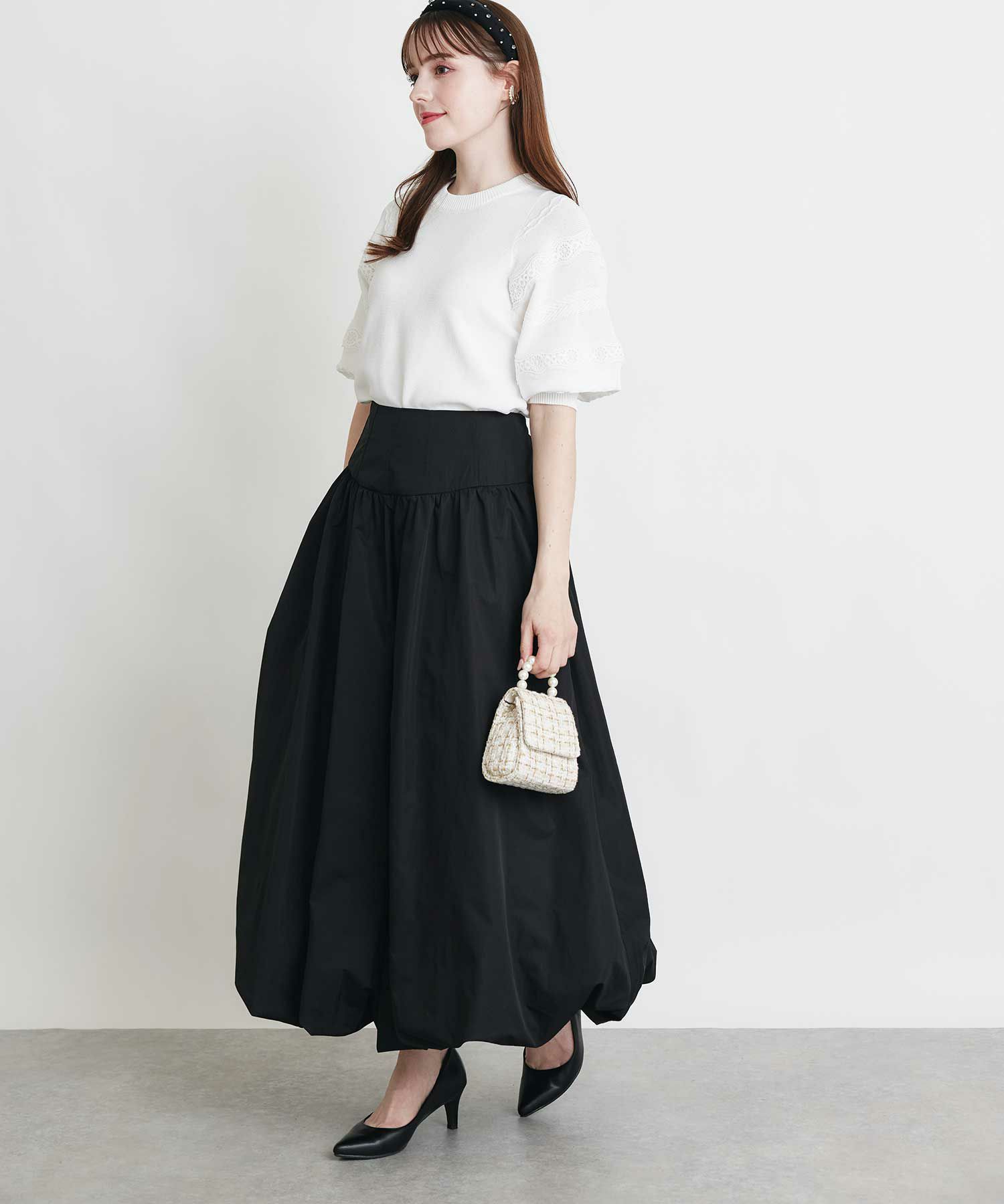 バックジップバルーンスカート | PICCIN (ピッチン) 公式通販