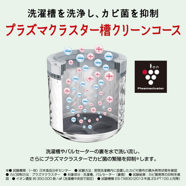 SHARP ES-PT10G-T ブラウン系 [縦型洗濯乾燥機 (洗濯10.0kg/乾燥5.0kg