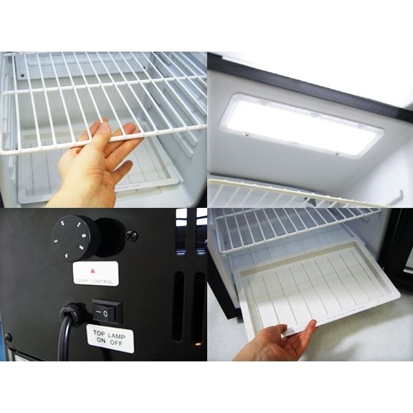 SIS SC40B-BK ブラック [店舗用ノンフロンディスプレイクーラー業務用