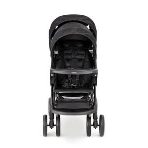 KATOJI ベビーカー 二人でゴーDX オニキス ブラック レインカバー付