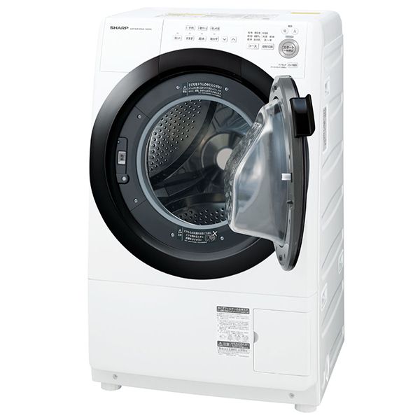 SHARP ES-S7E-WR ホワイト系 [ドラム式洗濯乾燥機（洗濯7kg/乾燥3.5kg