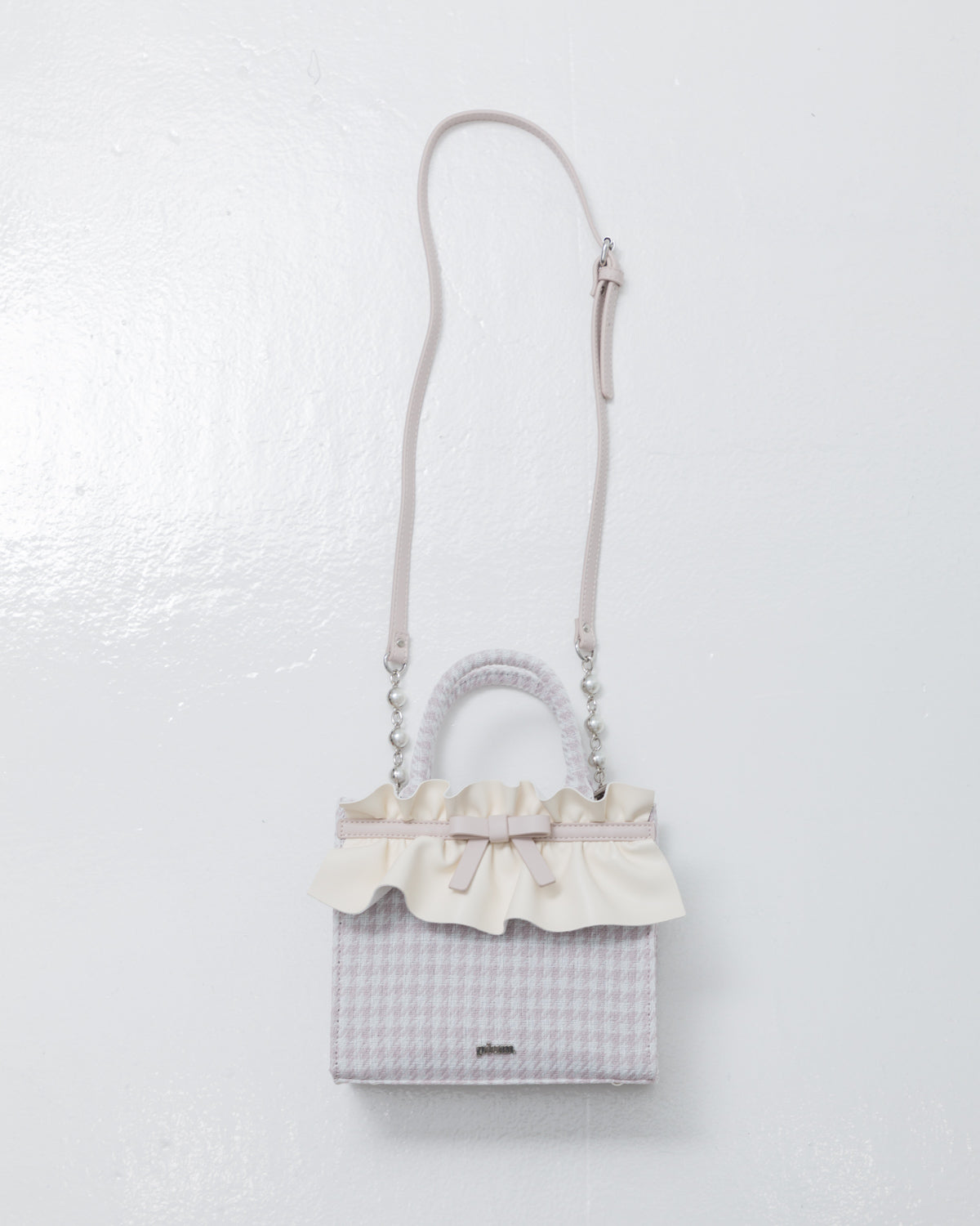 フリルリボンスクエアミニトートバッグ – pium