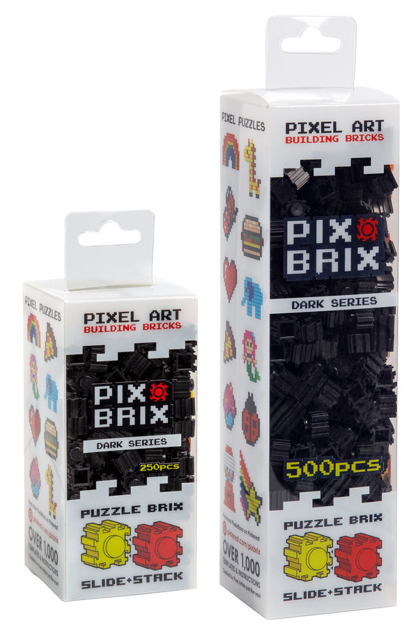 Dark Black Pix-Brix - For Bold Constructions