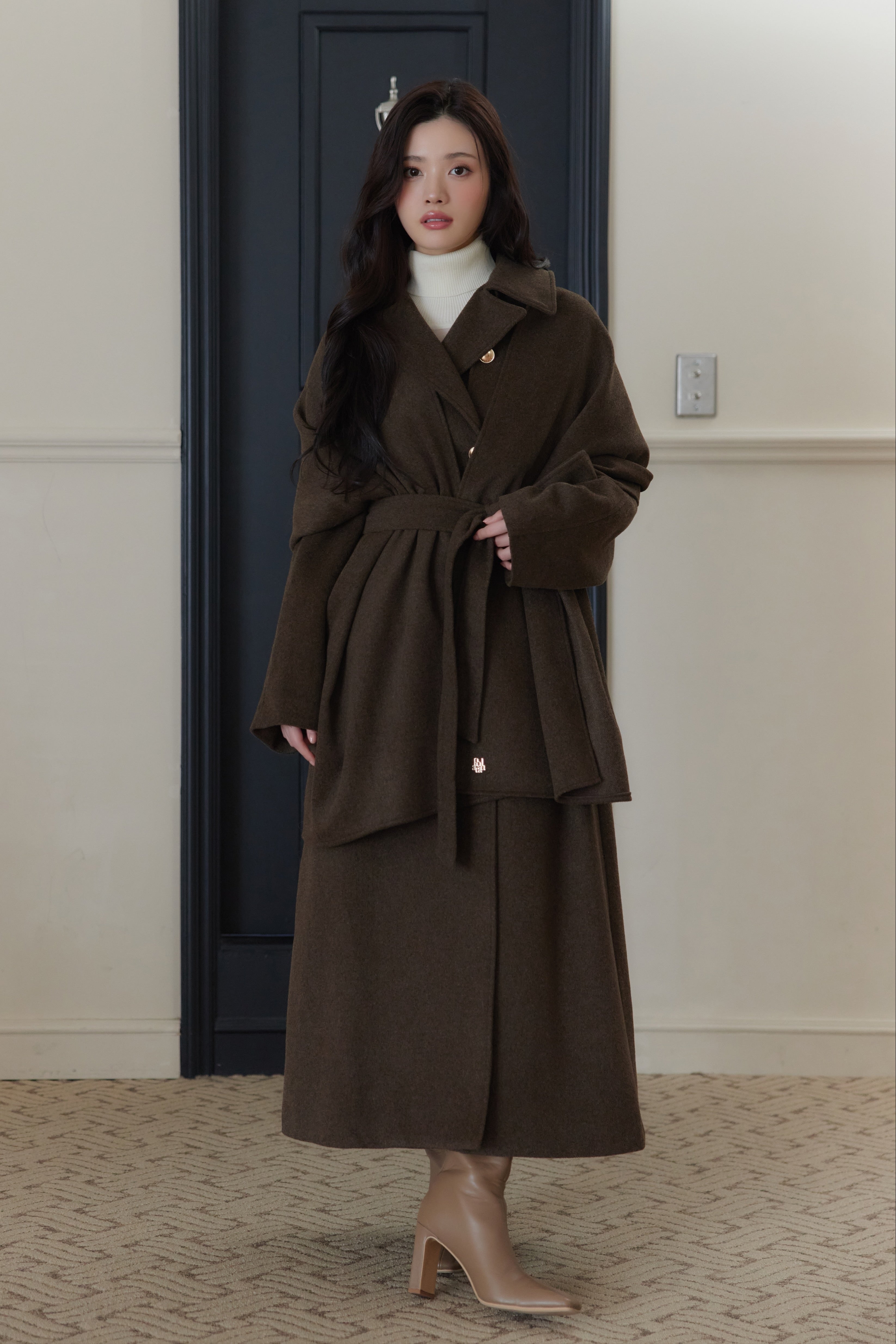 MANY WAYウールロングトレンチコート – poláura OFFICIAL ONLINE STORE