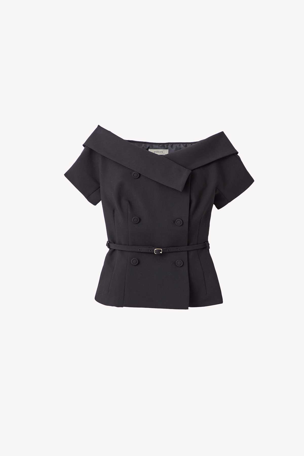 オフショルカラーダブルボタンジャケット – poláura OFFICIAL ONLINE STORE