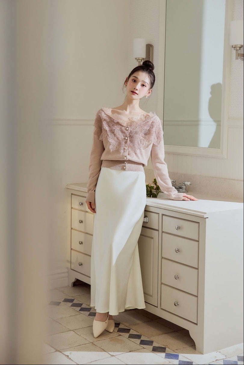 レースフリルカーディガン – poláura OFFICIAL ONLINE STORE