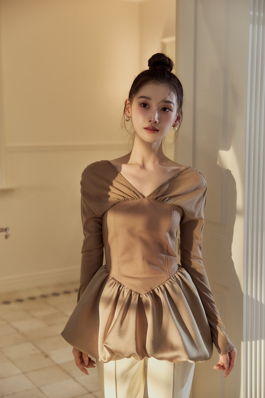 ビスチェドッキングバルーントップス – poláura OFFICIAL ONLINE STORE