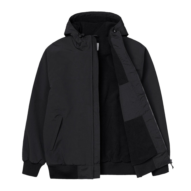 Carhartt WIP ジャケット HOODED SAIL JACKET ブラック | ストリート