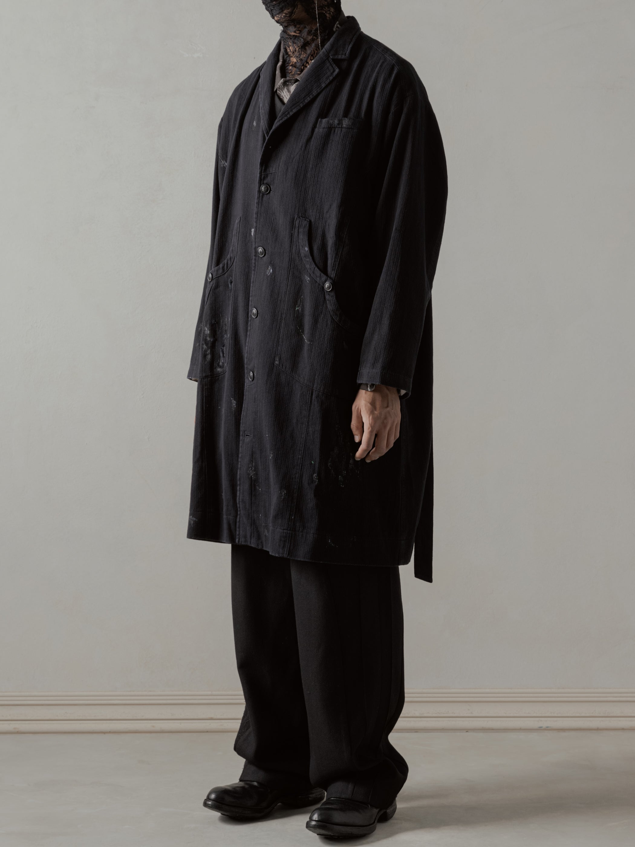 24FW｜Work Coat (Black) – Professor.E