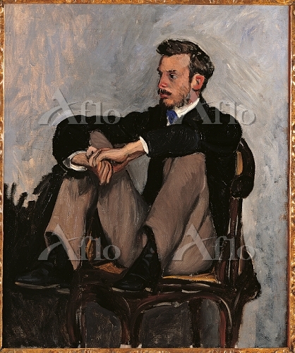 ジャン・フレデリック・バジール「ルノワールの肖像」 [22008688]の