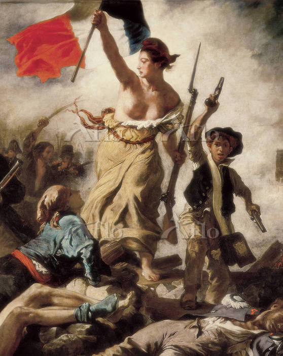 ドラクロワ 「民衆を導く自由の女神」 [5353345]のアート作品 - アフロ