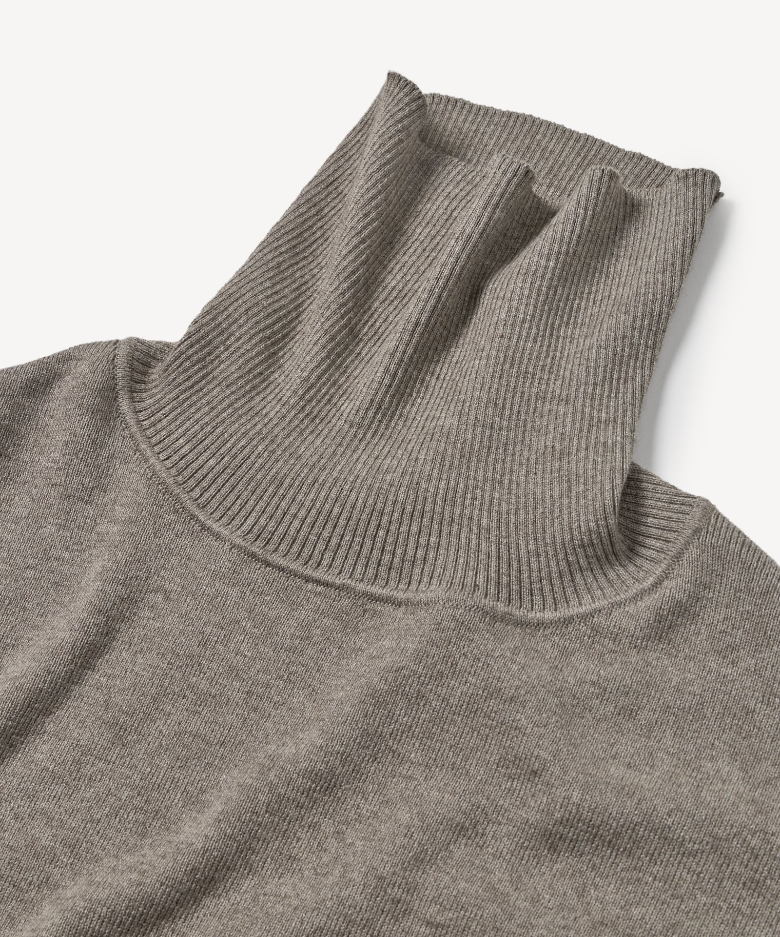フォレストグレイビッグタートルセーター / オーガニックコットン