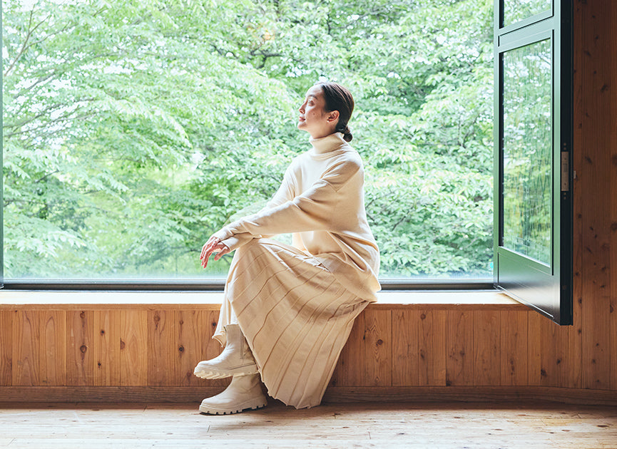 ビッグタートルセーター / オーガニックコットン – PRISTINE