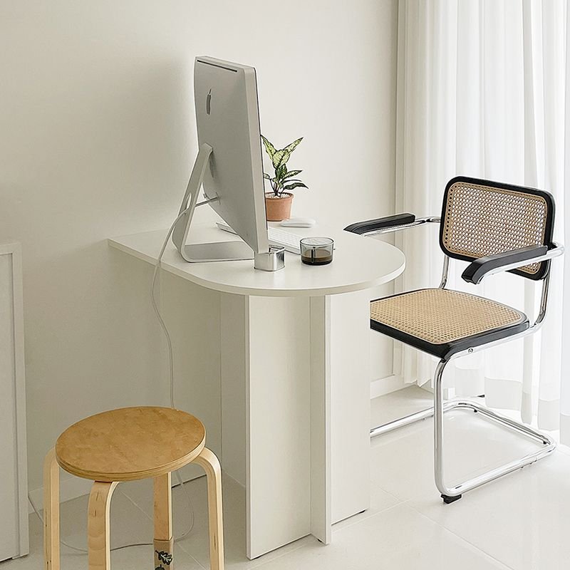 woodray ホームカフェ 半楕円 ダイニングテーブル 80cm［2色