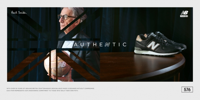 New Balance × Paul Smith」コラボレーションMade in U.K.の名作 「576