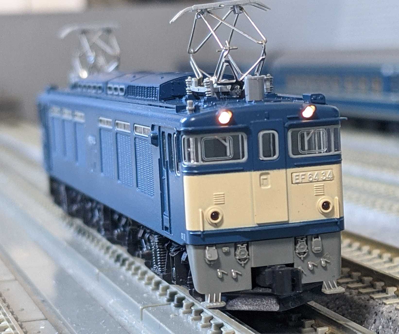 🔵🔧kato 3043 EF64 0番台 JR貨物色 全検 🟢試運転 - 竹ノ塚総合車両