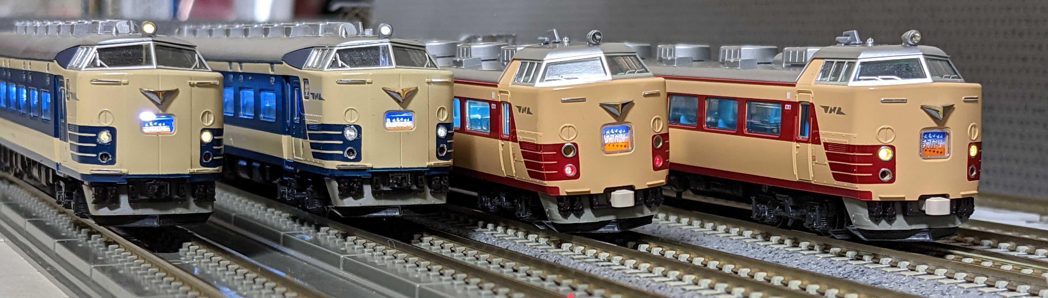 🔵💡 kato 旧583系⑩ 第①編成 室内灯工事 - 竹ノ塚総合車両センターの