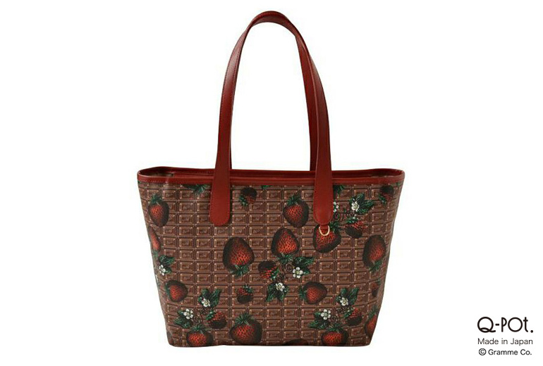 チョコレート×ストロベリー ミニ ボストンバッグ | Q-pot. ONLINE SHOP