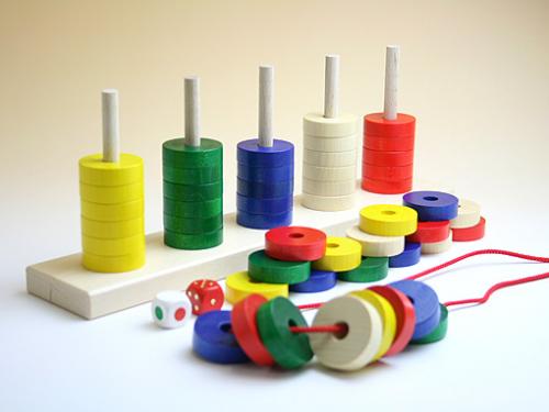 木のおもちゃ カルテット / プラステン｜ニック社 正規品 木のおもちゃ