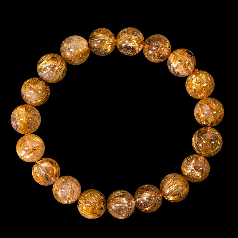 太陽放射ルチル【ルチル専門店クォーツラボ】ヘマタイト核の希少石を直