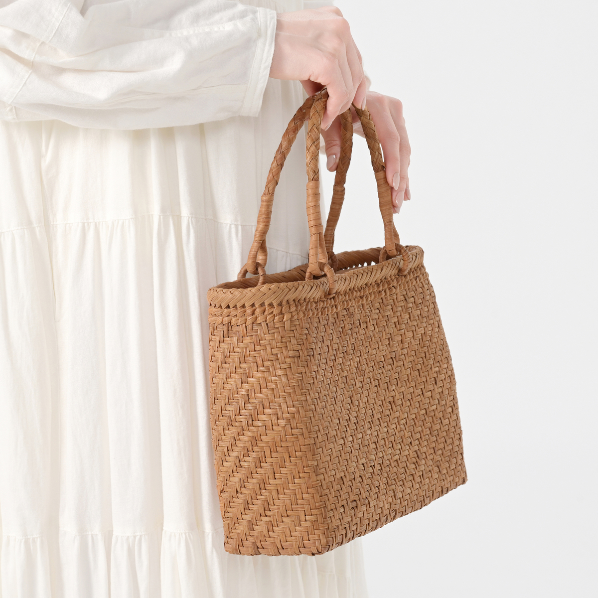 葡萄藤 網代編み 細編みバッグ 葡萄藤 - QVC.jp