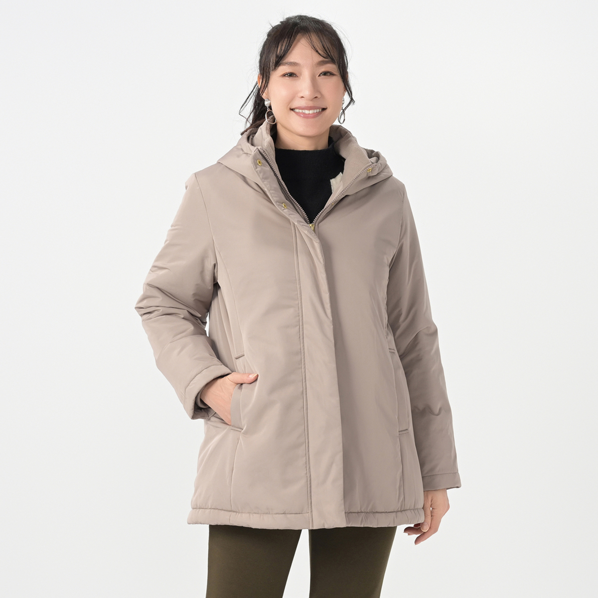 Provadorサーモシールド保温&撥水暖かインサレーションコート 麻布