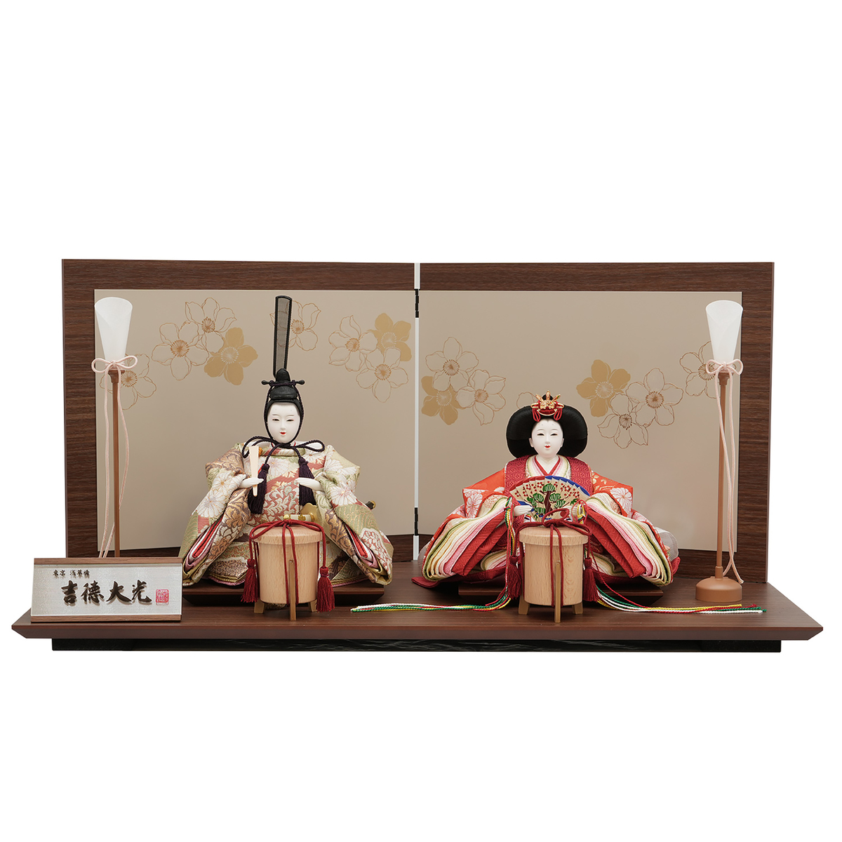 吉徳大光」 衣裳着親王飾り 「舞桜」 吉徳の人形（ヨシトクノ