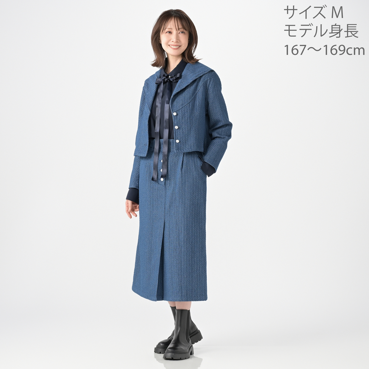 MASAGO ジャガード織BIGカラージャケット マサゴ（MASAGO） - QVC.jp