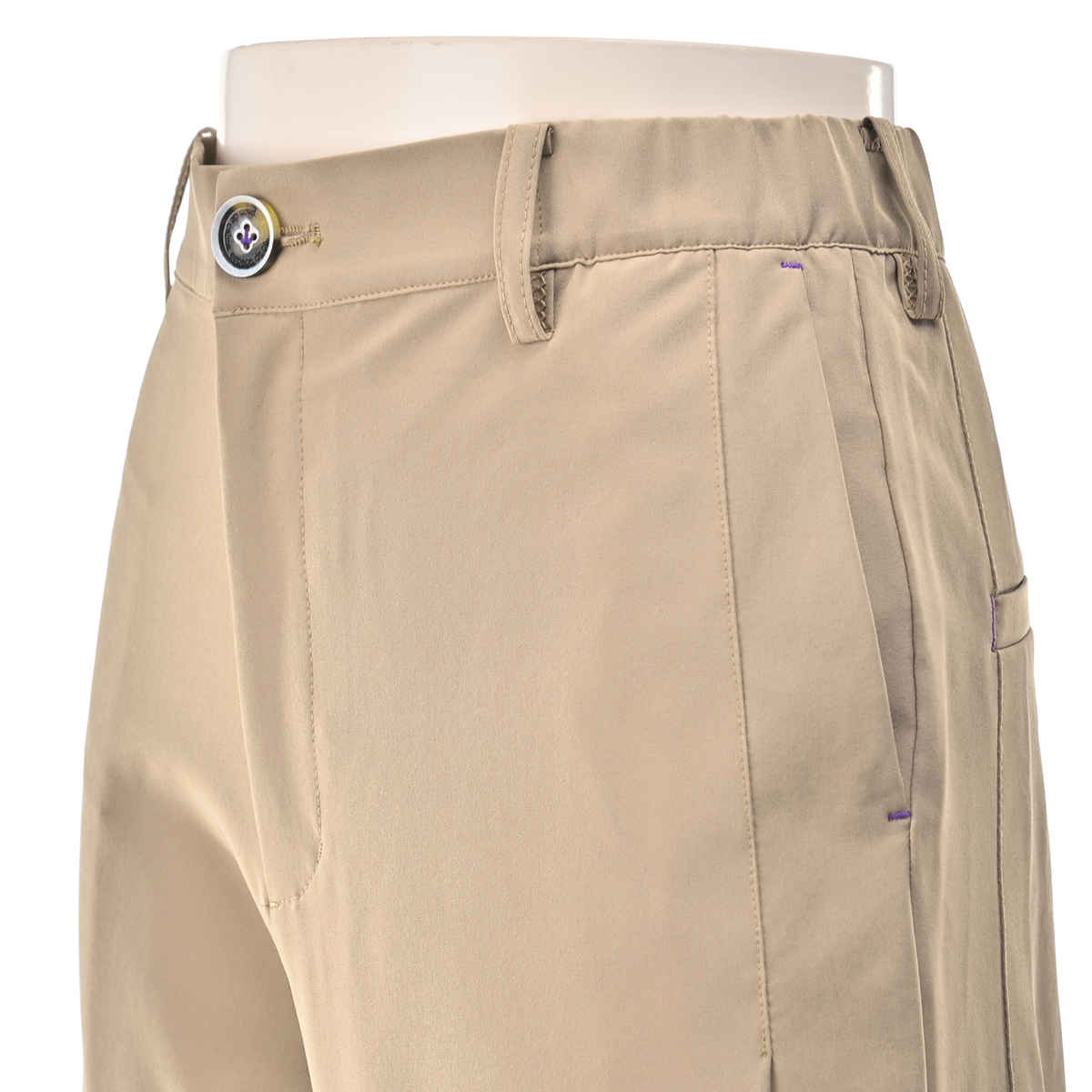 calma 選べる股下 タックで カービーセミワイドパンツ エスパスデ