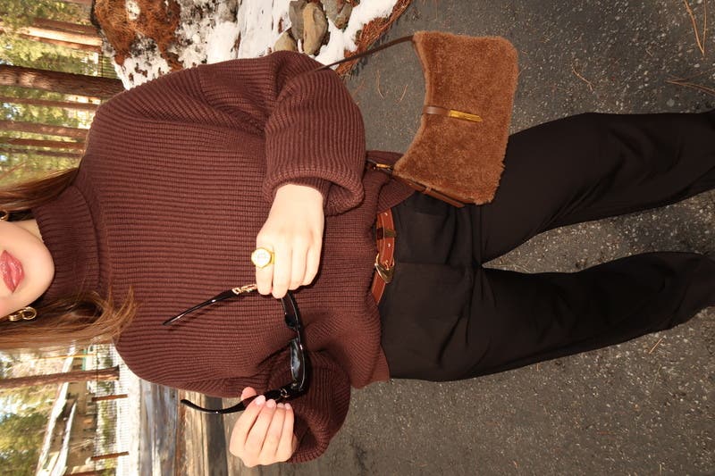 Tokyo Shearling Shoulder Bag by DeMellier | Rent the Runway