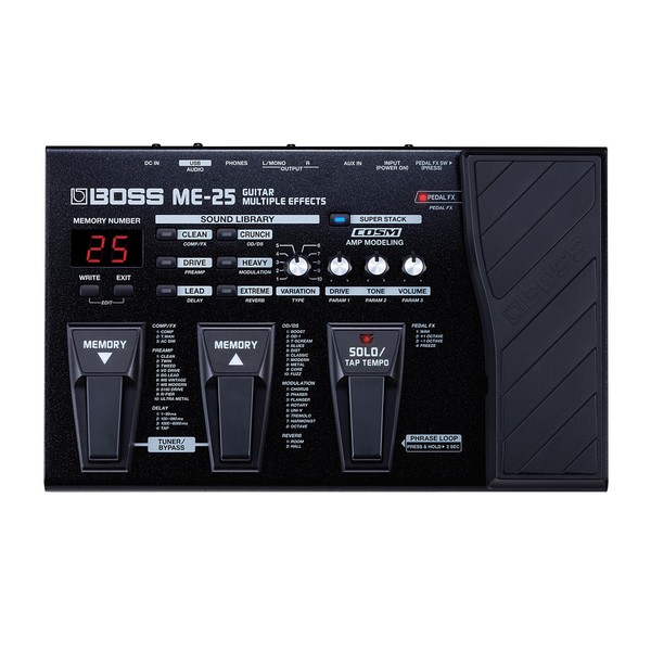 DISC Boss ME-25 Guitar Effects Processor at Gear4music