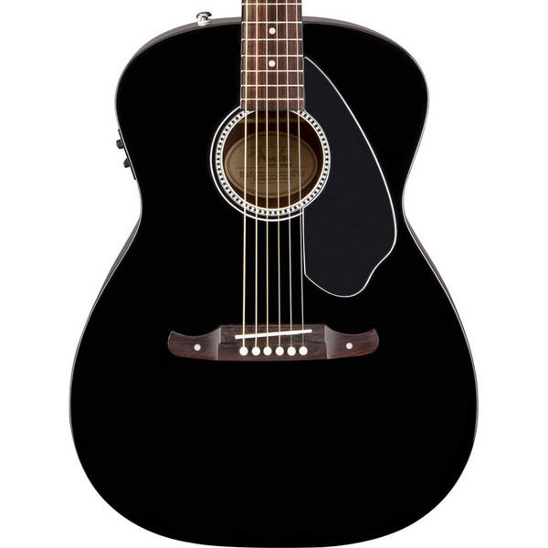 Fender Avril Lavigne Newporter Electro-Acoustic, Black at Gear4music
