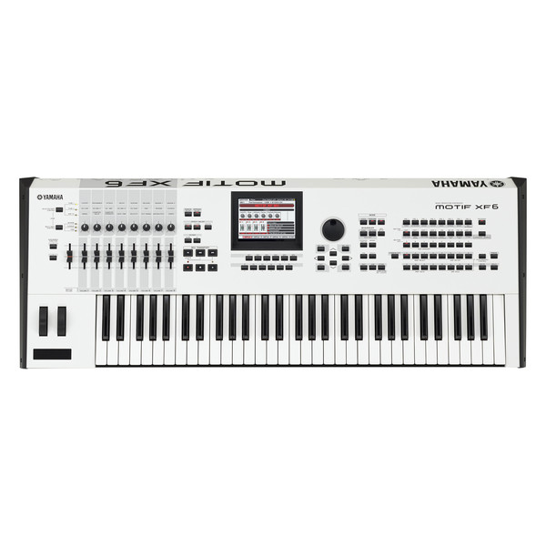 Yamaha MOTIF XF6 Keyboard Workstation, Limited Edition White - Ex