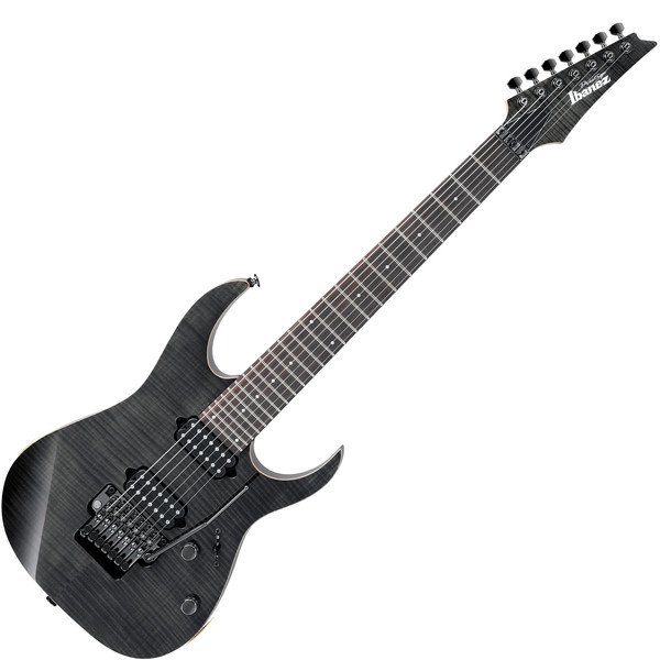 DISC Ibanez RG3727FZ Prestige 7 String, Black Haze at Gear4music