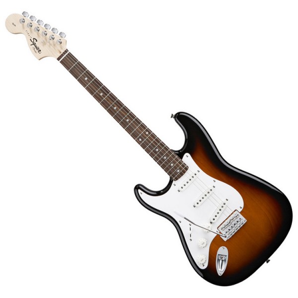 Squier Affinity Left Handed Stratocaster, RW, Brown Sunburst at