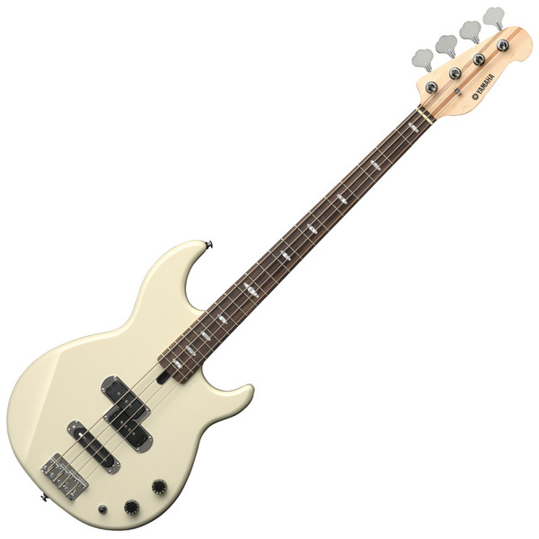 DISC Yamaha BB424 Bass Guitar, Vintage White at Gear4music