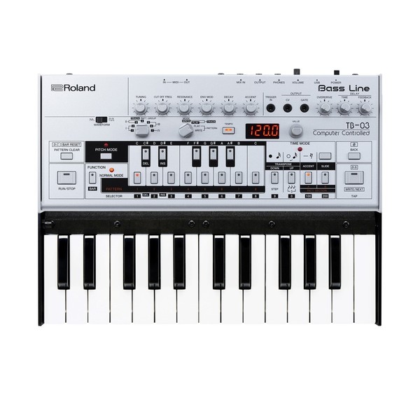 Roland TB-03 Module with K-25m Keyboard at Gear4music