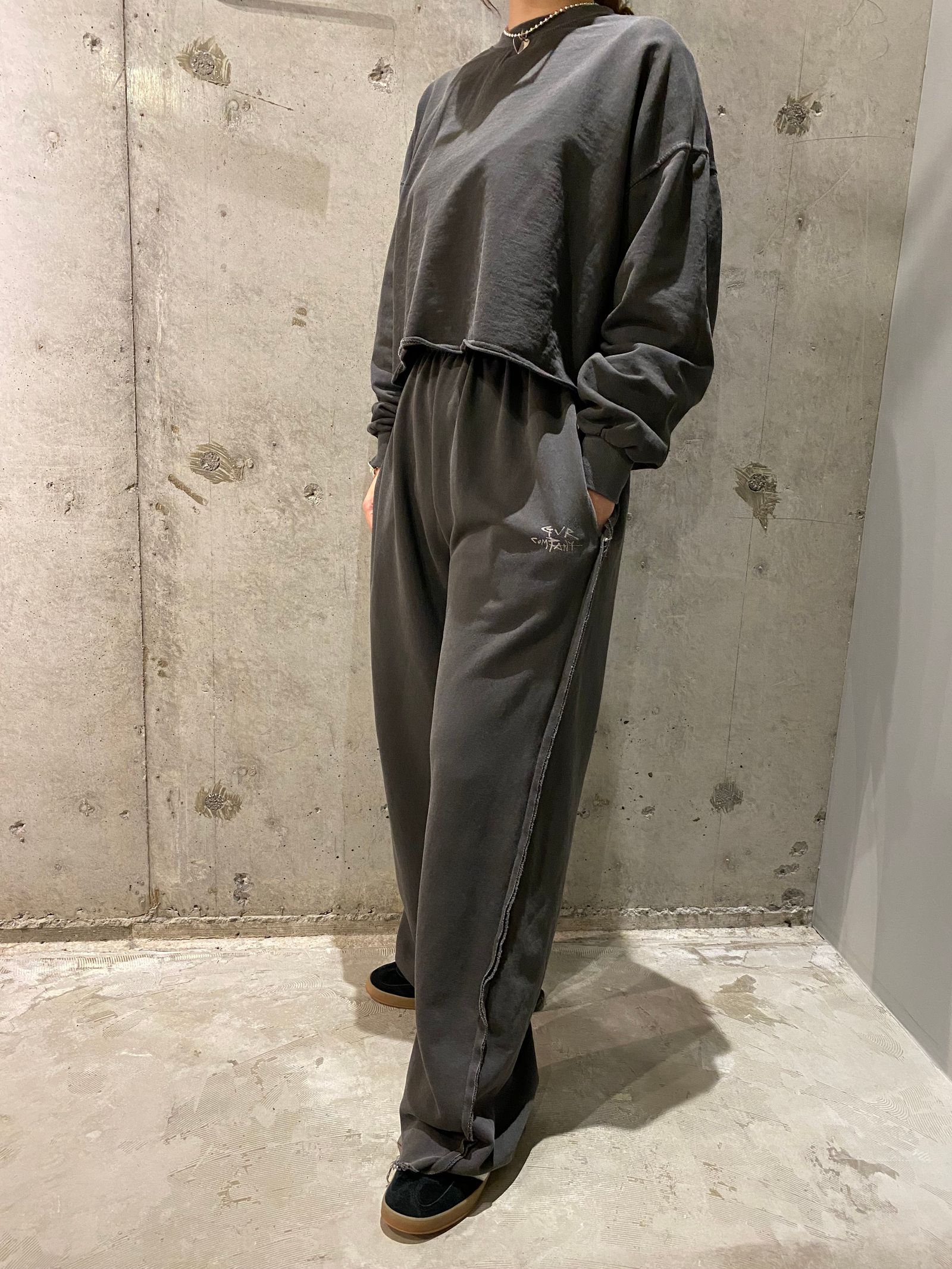 スウェットセットアップ/チャコールグレー/フリーサイズ | R and