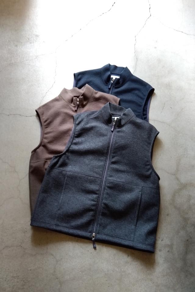STILL BY HAND(スティルバイハンド) ウールパイルフリースベスト