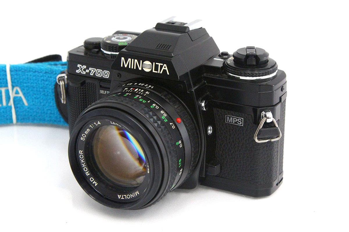 X-700 ボディ ブラック 旧型 日本製 MD ROKKOR 50mm F1.4 γA4590-3U2A