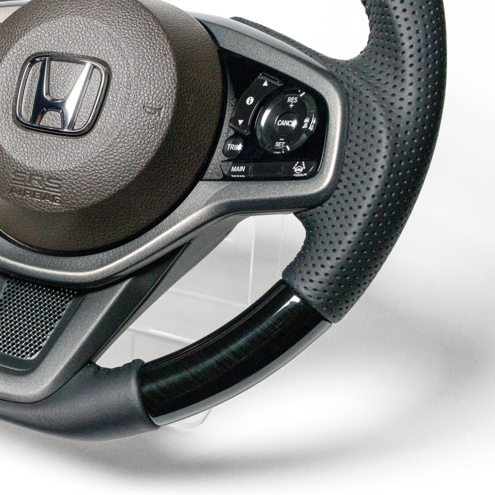 ウッド ステアリング ハンドル 本体 Z.S.S. オフィシャル オンラインストアスポーツステアリング 345Φ セミ