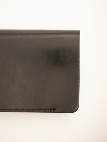forme Short Wallet (Cordovan Black×Black) – RECTOHALL