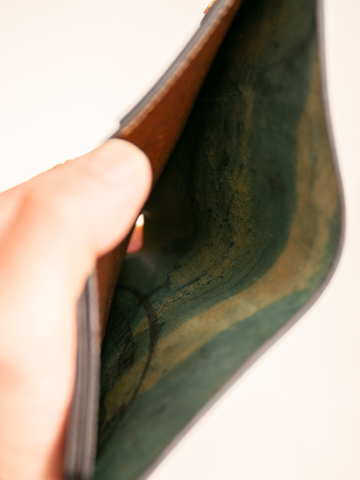 forme Post Wallet (Cordovan Black×Brown) – RECTOHALL