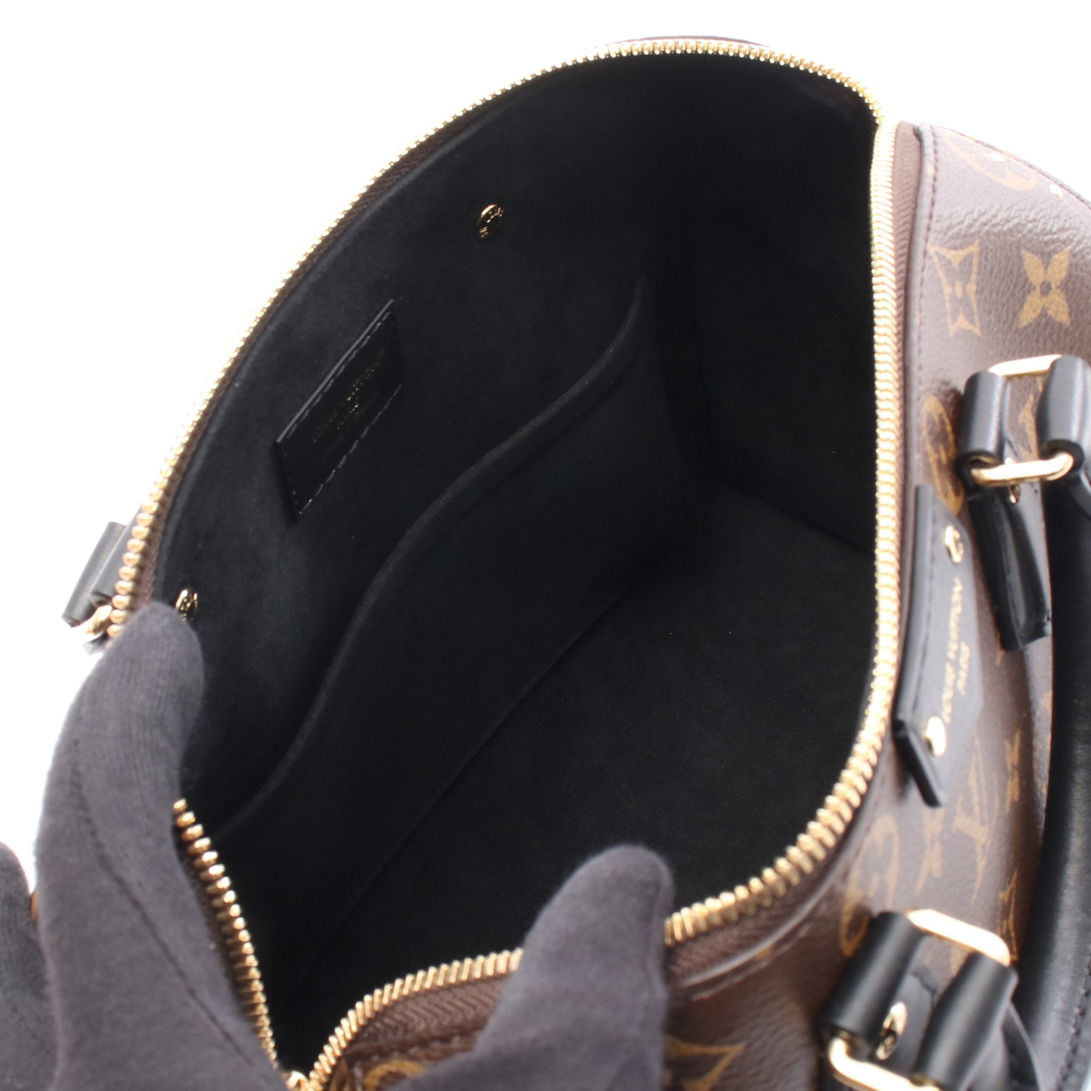 スピーディトランク 25 モノグラムリバース ハンドバッグ ミニボストン