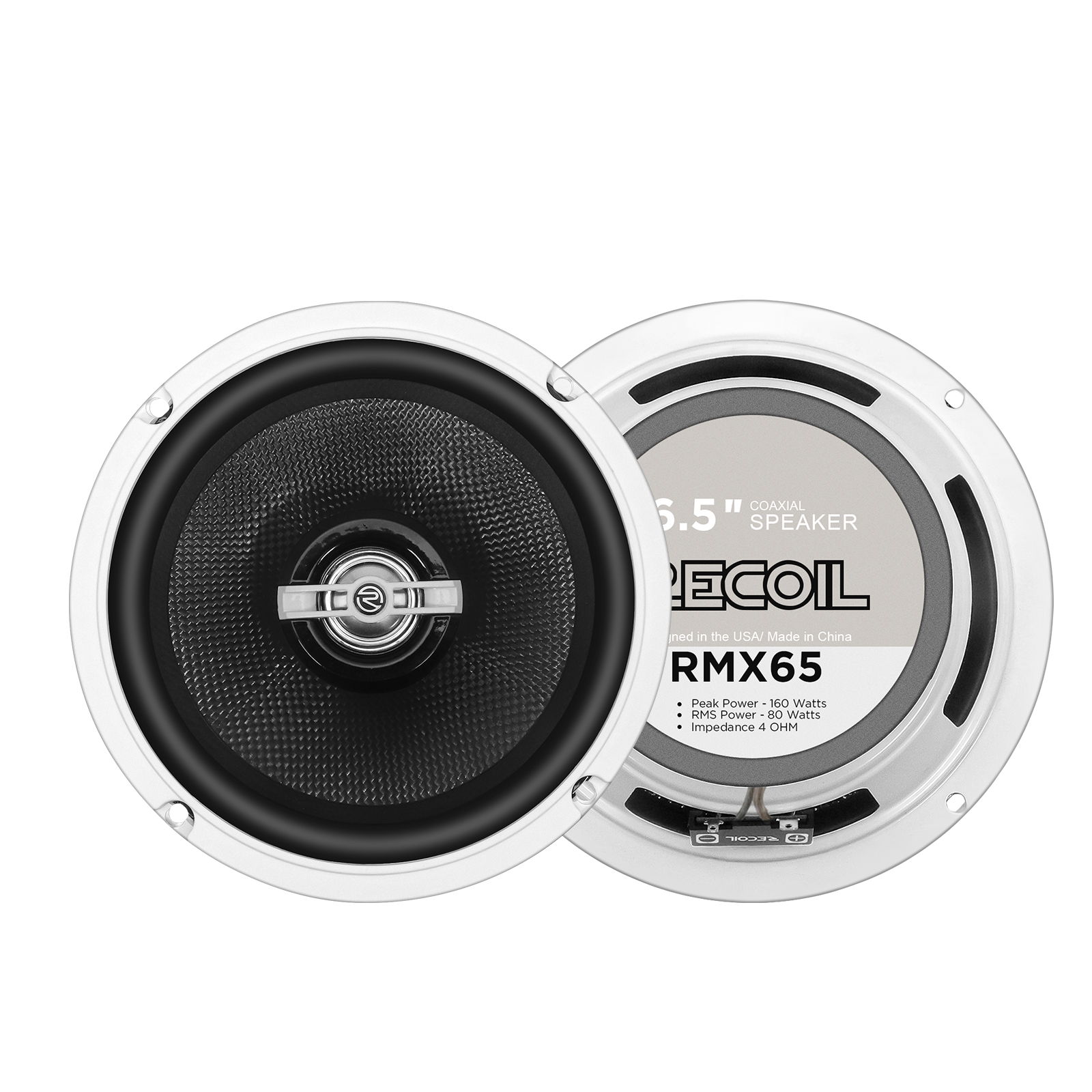 RMX65 Echo Plus Series 6.5-Inch 2-way Car Audio Coaxial Speaker