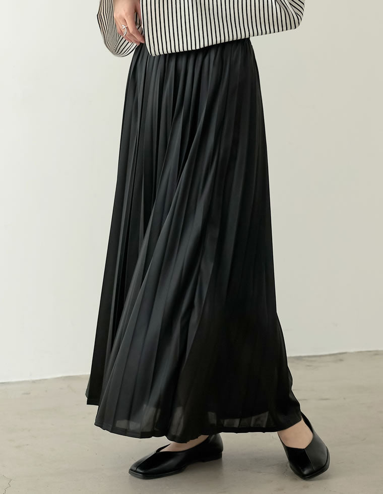 シャイニープリーツロングスカート - スカート通販 | 人気レディース