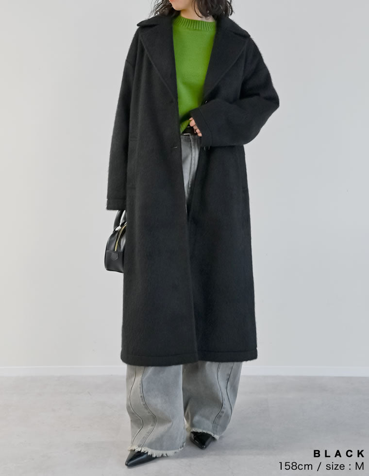 ウールタッチシャギーチェスターコート - ジャケット/アウター通販