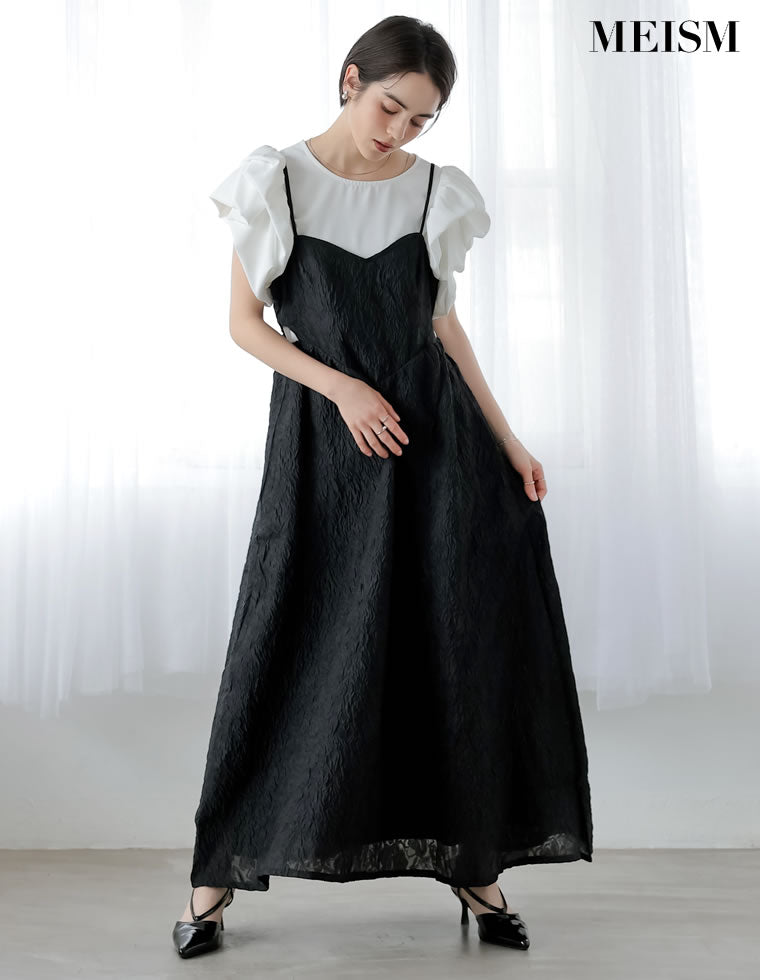 2WAYサテンフロントジップキャミワンピース - ワンピース通販 | 人気