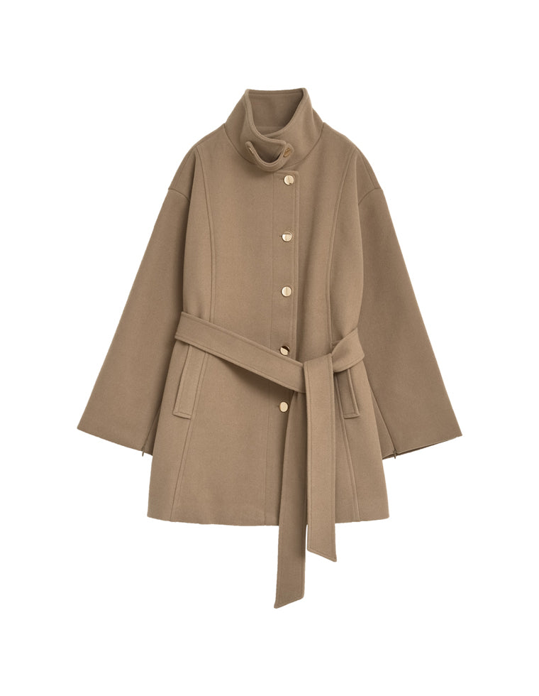 マルチウェイポンチョ風ミドルコート - ジャケット/アウター通販