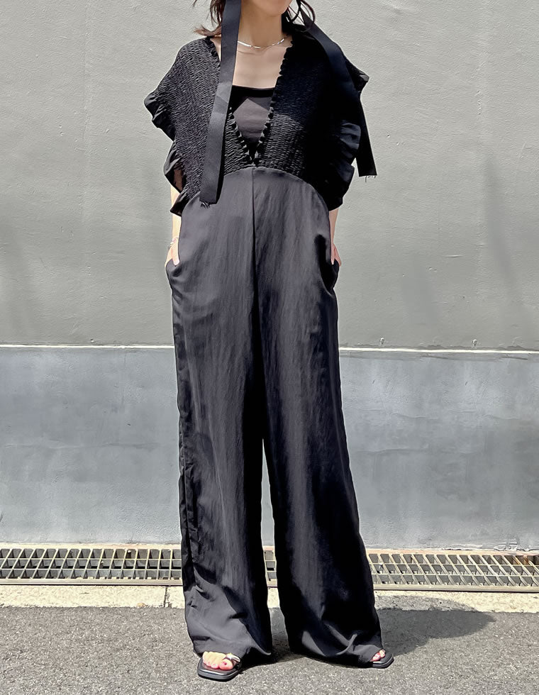 ドライタッチ深Vネックオールインワン - オールインワン通販 | 人気